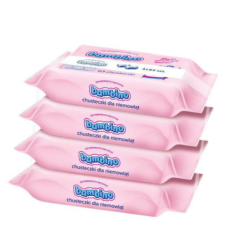 Bambino Chusteczki dla niemowląt 4 pack