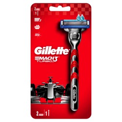 GILLETTE Mach 3 Turbo Red,...