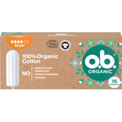 OB ORGANIC TAMPONY (16) SUPER