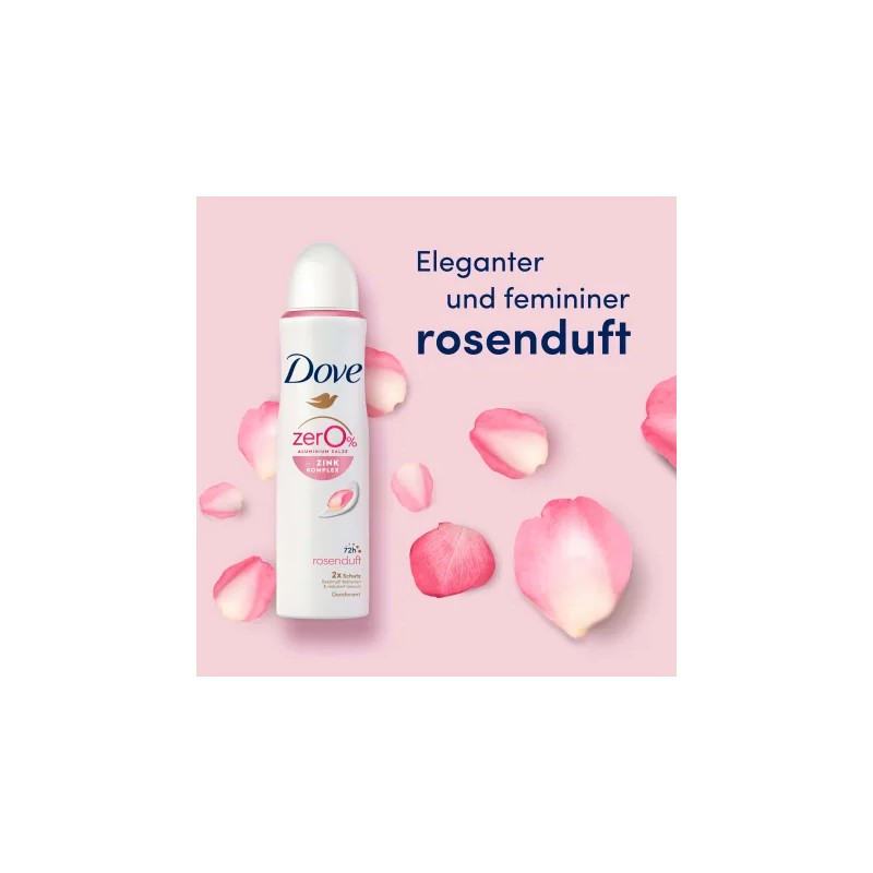 Dove Deodorant Spray ZinkKomplex zapach róży 150ml