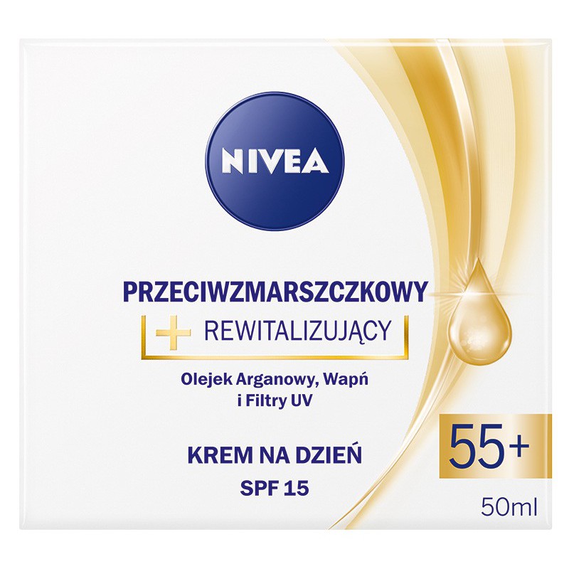 PRZECIWZMARSZCZKOWY + REWITALIZUJĄCY KREM NA DZIEŃ SPF 15 55+