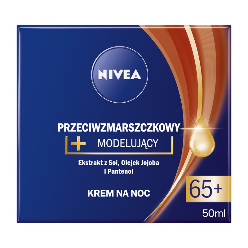 NIVEA Przeciwzmarszczkowy+Modelujący Krem na noc 65+