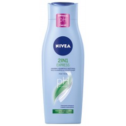 Łagodny szampon do włosów NIVEA 2w1 Care Express