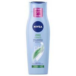 Łagodny szampon do włosów NIVEA 2w1 Care Express