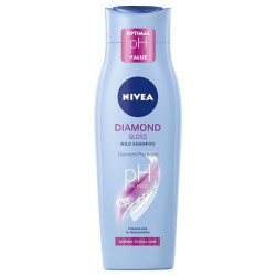 Łagodny szampon do włosów NIVEA Diamond Gloss Care