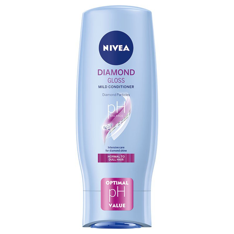 Łagodna odżywka do włosów NIVEA Diamond Gloss Care