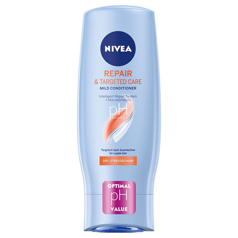 Łagodna odżywka do włosów NIVEA Repair & Targeted Care