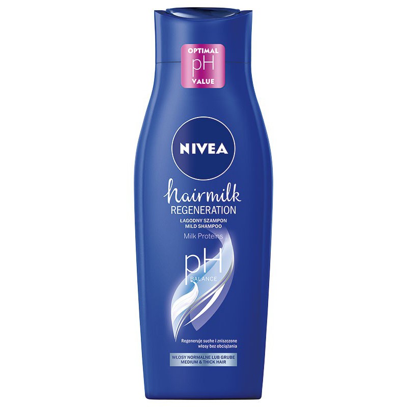 Łagodny szampon do włosów NIVEA Hairmilk do włosów o strukturze normalnej