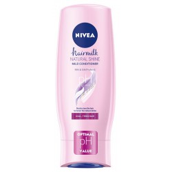 Łagodna odżywka do włosów NIVEA Hairmilk Natural Shine