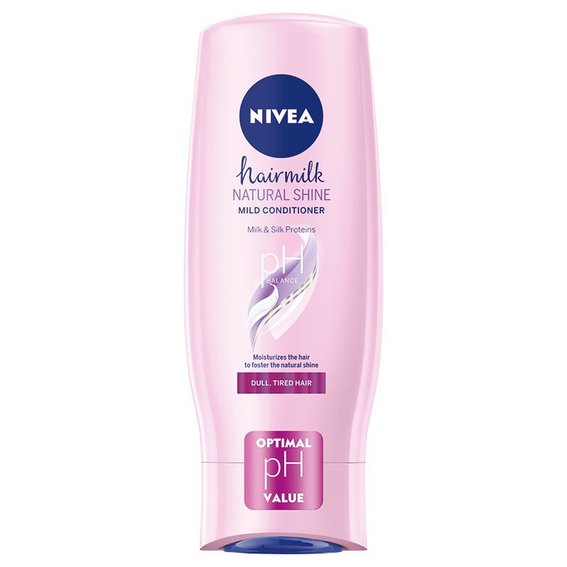 Łagodna odżywka do włosów NIVEA Hairmilk Natural Shine