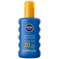 Nawilżający balsam w sprayu do opalania SPF 20