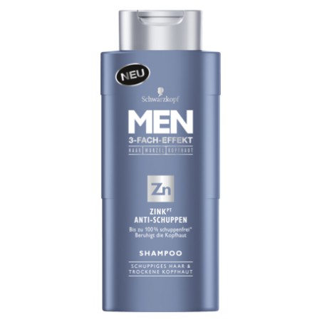 SCHWARZKOPF MEN 3-FACH -EFFEKT szampon z cynkiem